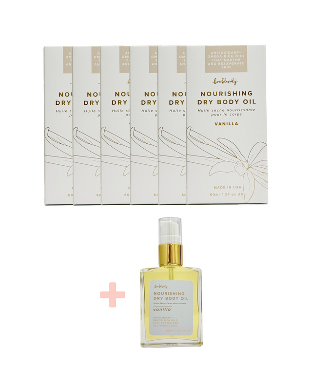 Nourishing Dry Body Oil (MSRP $34) - Vanilla (6 units + 1 tester)