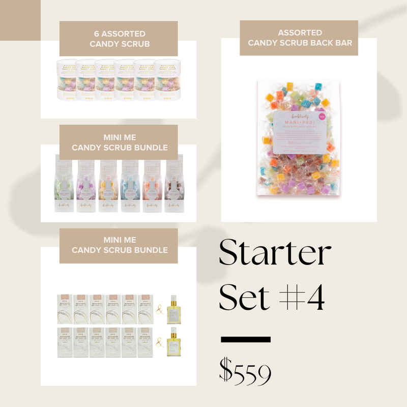 Starter Set #4: Candy Scrub starter + Body Oil