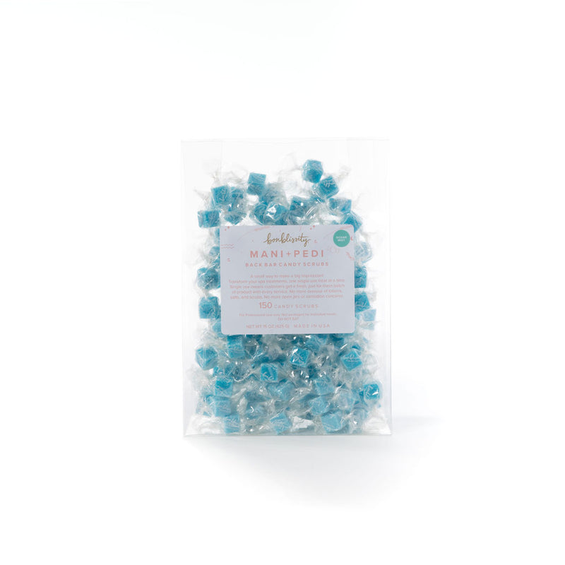 Back Bar Mani Pedi Candy Scrub (150 pcs) - Ocean Mist