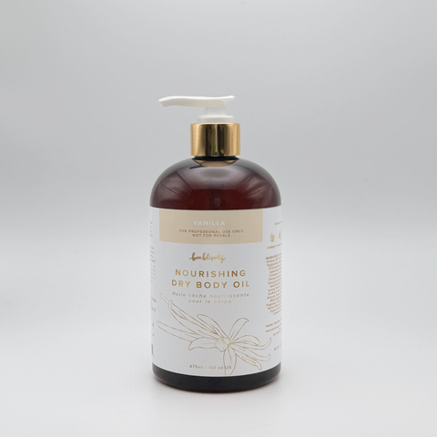 Back Bar Nourishing Dry Body Oil (16oz) - Vanilla - Not for Resale