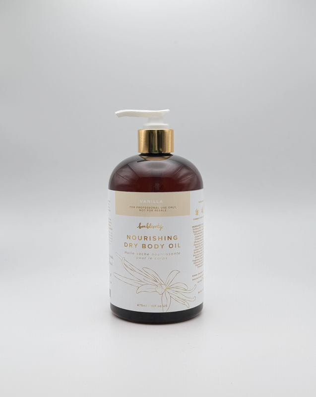 Back Bar Nourishing Dry Body Oil (16oz) - Vanilla - Not for Resale