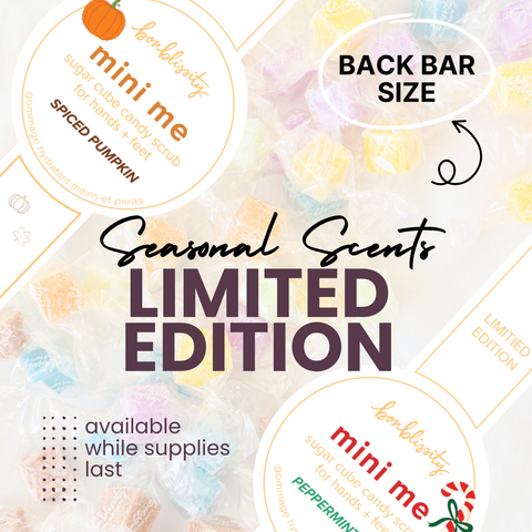 Back Bar Mani+Pedi Candy Scrub (150 pcs) - Peppermint Pop (Limited Edition)