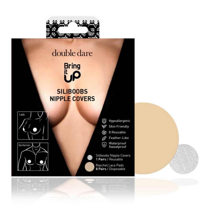 Bring It Up! Siliboobs Nipple Covers - NUDE (6 units) - MSRP $9.50