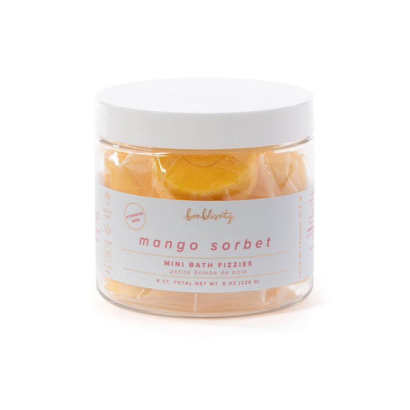 Mini Bath Fizzies (8 pc) - Mango Sorbet (MSRP $16)